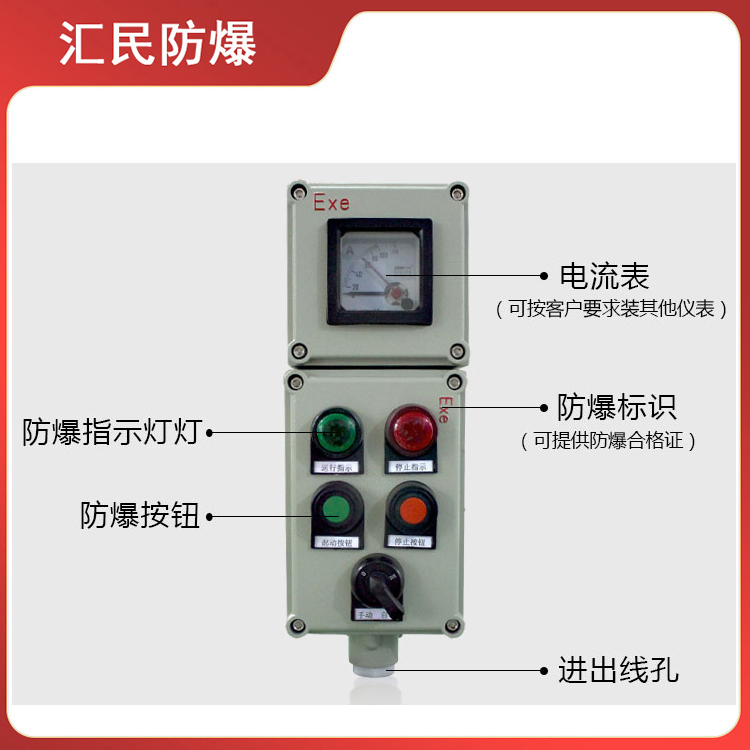 安徽黄瓜视频IOS防爆电气有限公司带仪表防爆操作柱